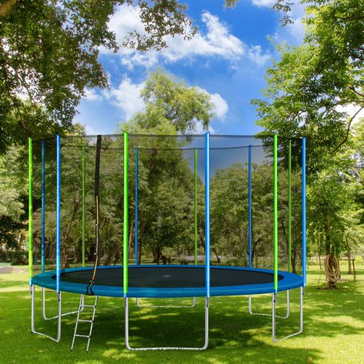 16FT Trampoline For Kids With Safety Enclosure Net