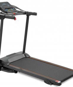 Compact Easy Folding Treadmill With Audio Speakers And Incline Adjuster