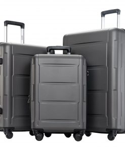 3 Pcs Luggage Set With TSA Lock,Expanable Spinner Wheel