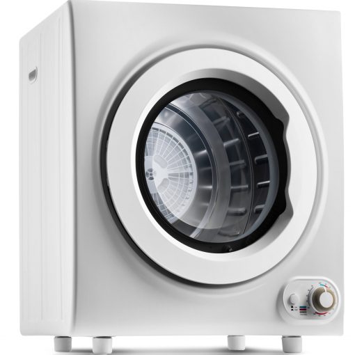 9 Lbs Capacity Compact Tumble Dryer With 1400w Drying Power