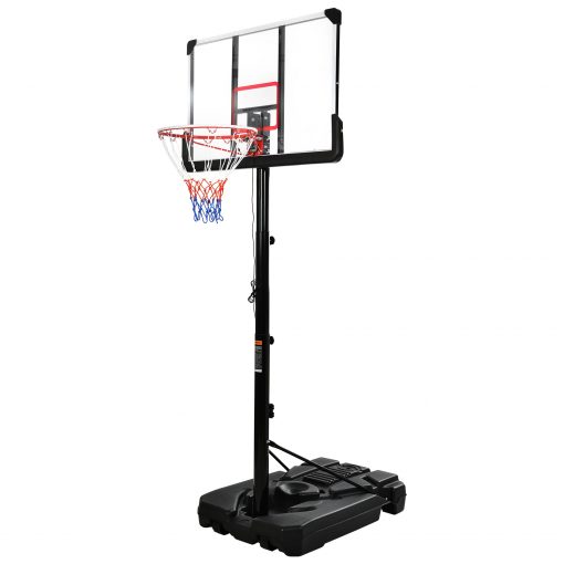 Portable Basketball Hoop, 6.6-10ft Height Adjustment