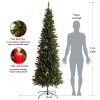 7.5ft Artificial Slim Christmas Tree