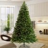 7.5ft Artificial Hinged Xmas Tree With 400 Pre-strung Led Lights