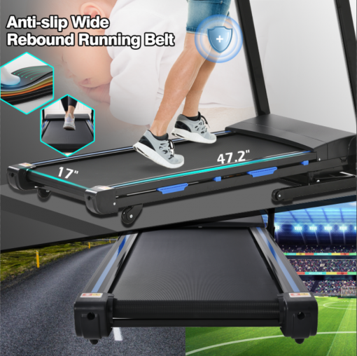 Foldable 3.25HP Workout Running Machine Walking
