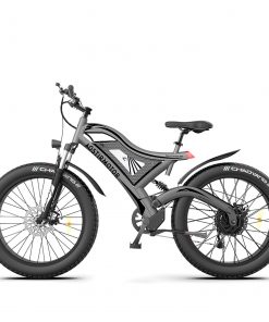 AOSTIRMOTOR S18 26" 750W Electric Bike Fat Tire 48V 15AH Removable Lithium Battery for Adults