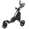Caddytek 360 Swivel Front Wheel Golf Push Trolley