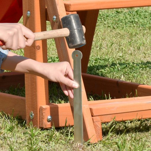 Wooden Swing Sets With Slide