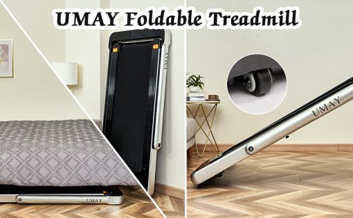 UMAY Folding Treadmill for Home