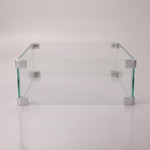 Square Glass Windshield For Square Fire Table