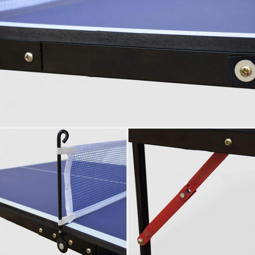 Midsize Foldable & Portable Ping Pong Table Set