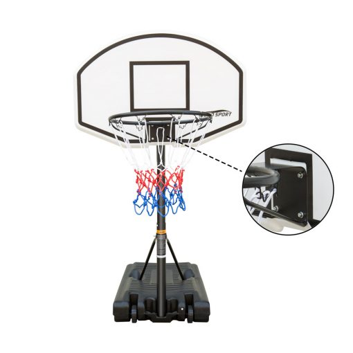 Height-adjustable Basketball System Goal Stand For Kids