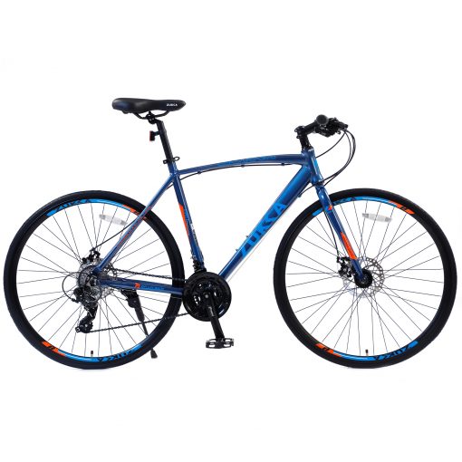 24 Speed Hybrid Bike, Blue