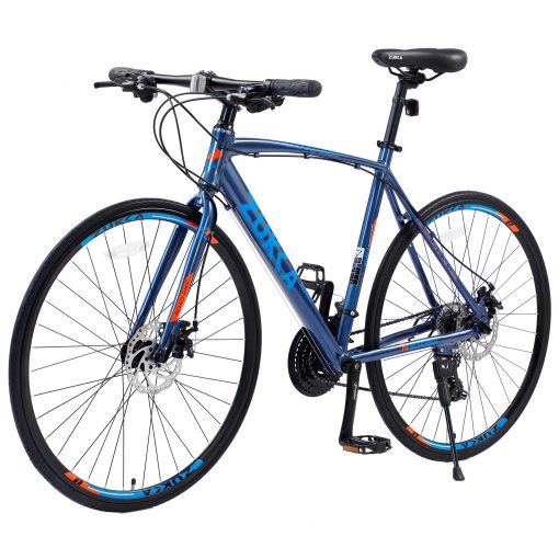 24 Speed Hybrid Bike, Blue