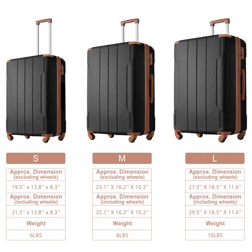 Lightweight Expandable 24” Single Luggage