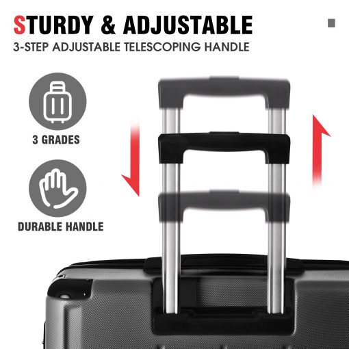 2 Piece Suitcase Set Expandable with TSA Lock