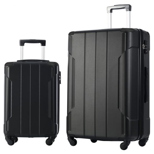 2 Piece Suitcase Set Expandable with TSA Lock