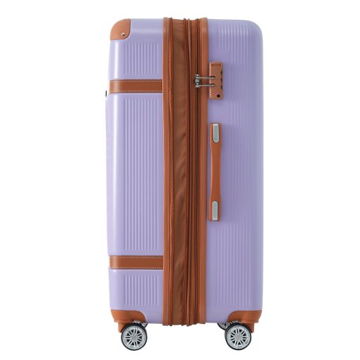 3 Piece Double Spinner 8 Wheels Suitcase With TSA Lock