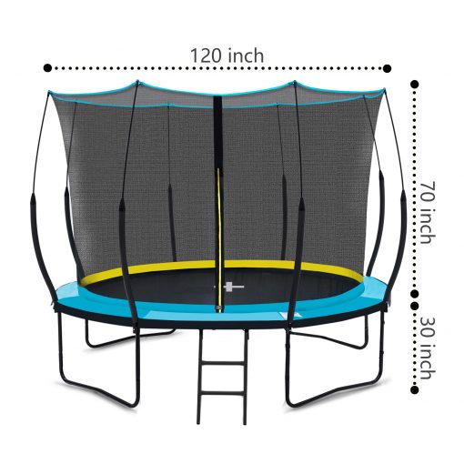 10FT Recreational Trampolines with Enclosure